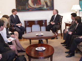 ԱԳ նախարարն ընդունել է Լատվիայի խորհրդարանի պատվիրակությանը