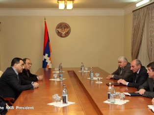 Karabakh’s Sahakyan receives Slavonic University rector