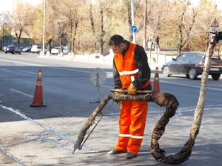 Փողոցների ճաքալցման աշխատանքները կընթանան այնքան, որքան դա թույլատրելի է տեխնոլո