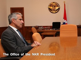 Президент Нагорного Карабаха принял бельгийского благотворителя