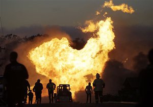 Мощный взрыв прогремел на газопроводе в Польше