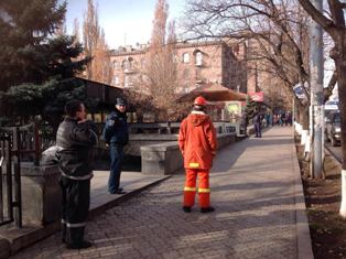 Explosive device near Yerevan subway station?