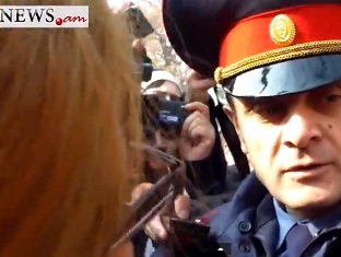 ՀՔԱՎ. Վալերի Օսիպյանը ցուցարարներին հայտնել է, թե թույլ չի տալու երթ անել Ազատու