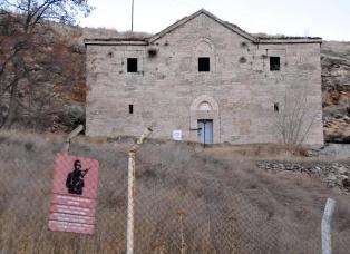 Armenian church located in Turkish military area to be relocated