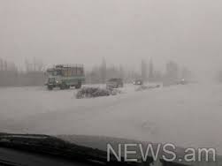 Սելիմի ոլորանը դժվարանցանելի է. ողջ հանրապետության տարածքում ձյուն է տեղում
