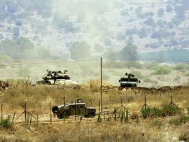 Израиль обстрелял на границе ливанских военных