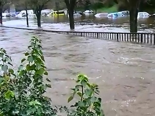 Шторм затопил старинный французский портовый город Морле