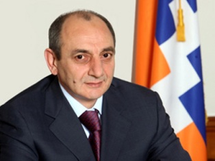 Karabakh president congratulatory address on New Year and Christmas