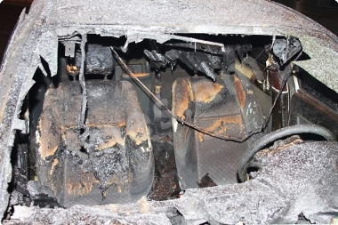Հրդեհ՝ ավտոտնակում. «Հունդայի»-ն ամբողջությամբ այրվել է