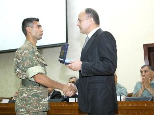 Armenian defense minister awards military servicemen (PHOTOS)