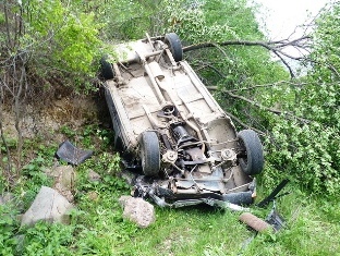 Ավտոմեքենա է շրջվել
