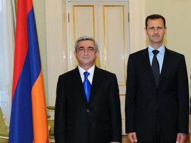 Серж Саргсян поздравил президента Сирии с победой на выборах