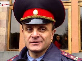 Relative of Armenian police official still wanted by police