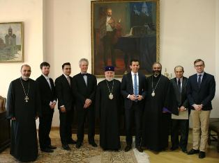 Armenian Catholicos and German MP confer on Church-state relations