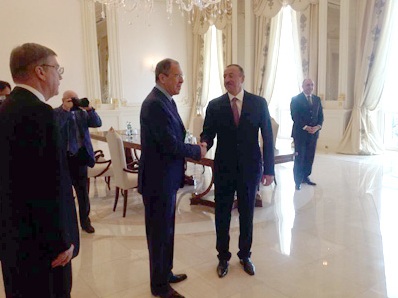 Президент Азербайджана принял главу МИД России