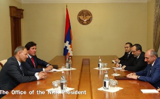 ԼՂՀ նախագահը Ստեփանակերտում ընդունել է Եվրախորհրդարանի փոխնախագահին