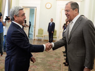 Armenia President receives Russia FM (PHOTO)