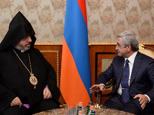 Президент: Армения готова оказать достойную помощь Армянской патриархии Иерусали