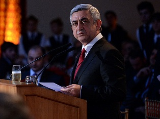 Սերժ Սարգսյան. Մեր խնդիրն է, որ երիտասարդները հայ մնան եւ հայերեն խոսեն