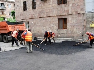 Երեւանում արդեն ասֆալտապատվել է 485 հազար քմ մակերես