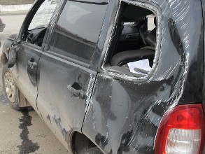 «Միցուբիշի-Գրանդիս»-ը Երեւան-Մեղրի ճանապարհին կողաշրջվել է