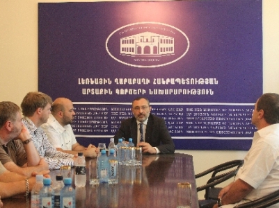 Karabakh FM meets with  embers of Young Men`s Christian Association