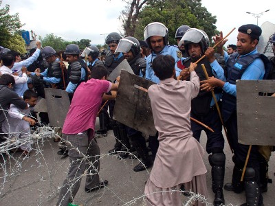 Իսլամաբադում ցուցարարները ներխուժել են կառավարական թաղամաս