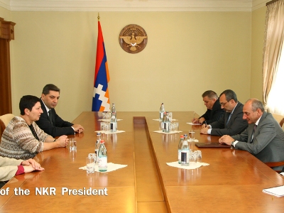 Karabakh president meets with Lithuanian lawmakers