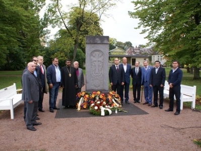 Khachkar consecrated in Estonian town of Haapsalu