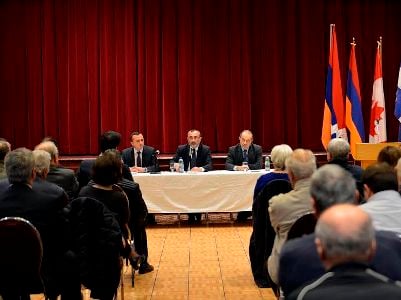 Karabakh FM completes working visit to Canada