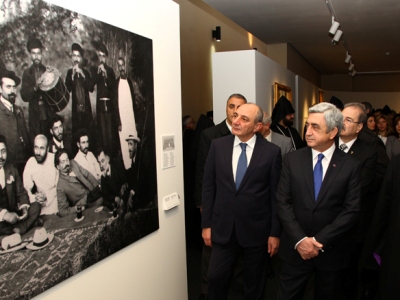 Սերժ Սարգսյանն ու Բակո Սահակյանը ներկա են եղել Կոմիտասի թանգարանի բացմանը(ֆոտո)