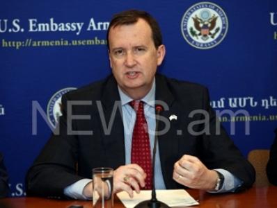 US Ambassador: No decision yet on who will come to Armenia on April 24