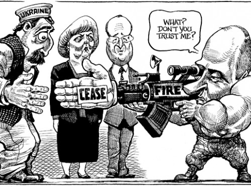 Карикатурист издания The Economist перепутал Лукашенко с Порошенко?
