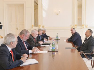 Azerbaijani president and OSCE Minsk Group Co-Chairs discuss Karabakh