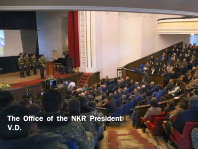 Karabakh President visits military unit