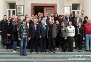 «ՀԲԸՄ-88». Սփյուռքահայ մասնակիցները հանդիպել են Արցախի ԱԺ նախագահին