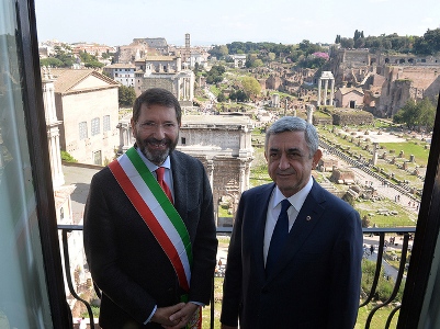 Armenia President: Yerevan and Rome have big potential for cooperation (PHOTOS)