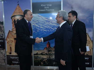 Armenia President and Syria parliament leader discuss bilateral ties