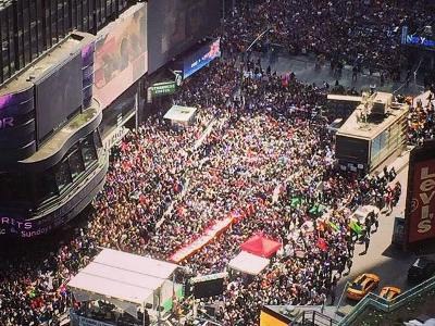 Armenians mark centennial of Genocide in Times Square