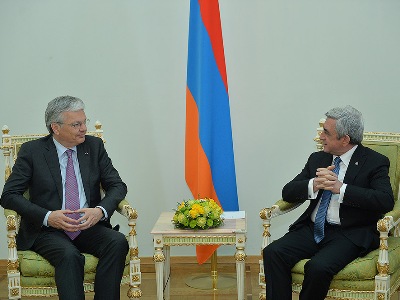 Armenia President and Belgium FM confer on Karabakh issue