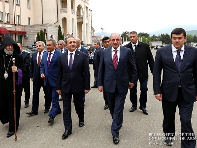 Armenia’s PM attends festive events in Karabakh