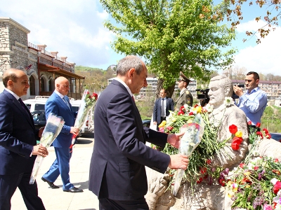 Президент НКР посетил Шуши