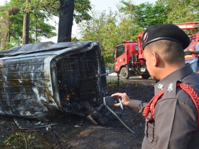 Крупное ДТП на востоке Камбоджи: 16 погибших