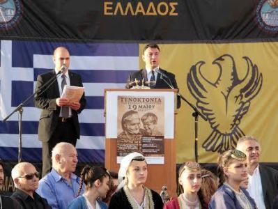 Շարմազանովը Աթենքի Սինտագմա հրապարակում հանդես է եկել ելույթով