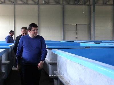 Արցախում սեւ խավիարի արտադրության համար վերջին աշխատանքներն են ընթանում (ֆոտո)