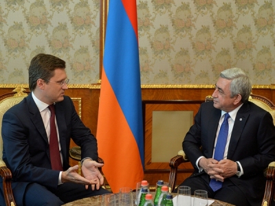Energy one of key sectors of Armenia-Russia cooperation