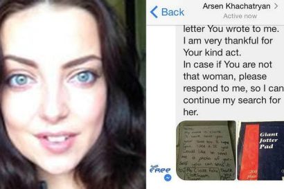 Armenian man thanks Irish woman for present received 16 years ago