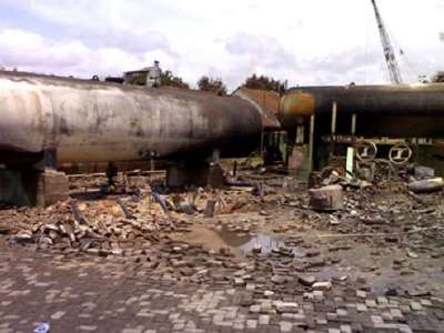 В Гане объявлен траур по погибшим при взрыве на АЗС