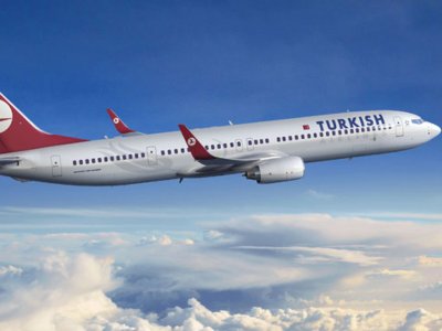 Самолет Turkish Airlines совершил вынужденную посадку из-за найденной записки о бомбе
