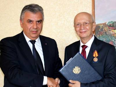 Մովսես Խորենացու մեդալի հանձնման արարողություն Լիբանանում ՀՀ դեսպանատանը